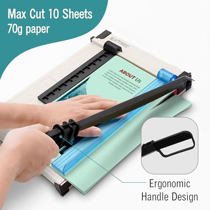 EXTRIC Paper Cutter Heavy Duty 12” Guillotine Papers Trimmer Safety Guard