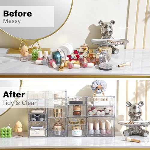Prsildan 17 Drawers Teacher Toolbox Office Supply Organizer, Set of 4 - size: 17 Drawers
