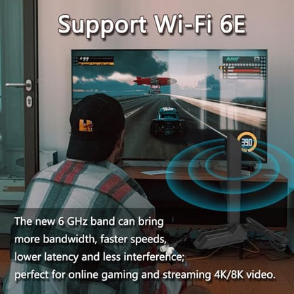 GinTai WiFi 6E Antenna for ASUS ROG Strix X570-E X570-PRO Gaming Z690-PLUS