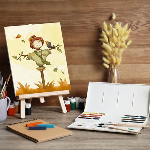 Fall Pre Drawn Canvas to Paint, Autumn Sip and Paint Party Supplies - size: 8x10 Inches, style: Fall