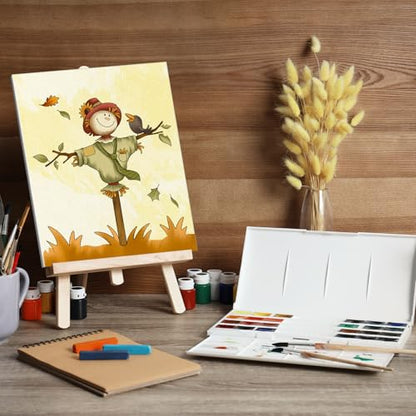 Fall Pre Drawn Canvas to Paint, Autumn Sip and Paint Party Supplies - size: 8x10 Inches, style: Fall