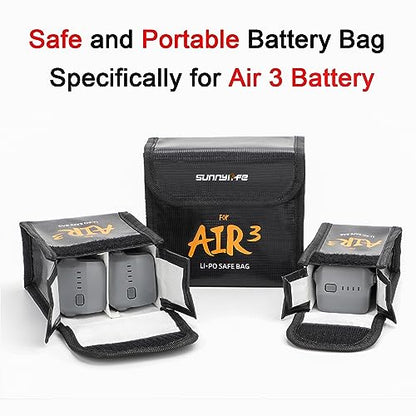 Lipo Battery Storage Case for DJI Air 3s / Air3 (for 1 battery) - size: Small (for 1 battery)