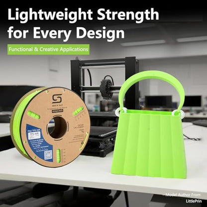Siraya Tech Flex TPU Air - Active Foaming 3D Printer Filament, Green, 1kg - color: Tpu Air Green