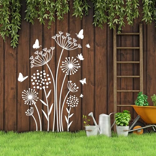 Large Flower Stencils for Painting Dandelion Stencils for Wood Fence - style: Dandelion