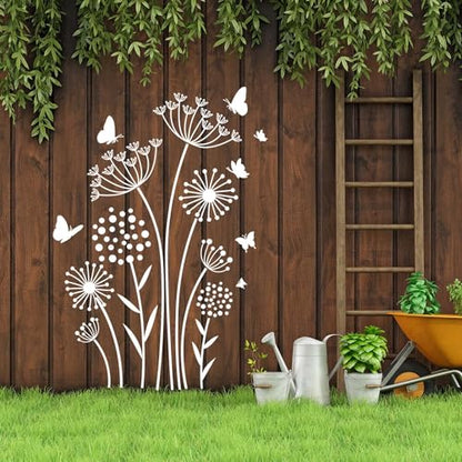 Large Flower Stencils for Painting Dandelion Stencils for Wood Fence - style: Dandelion