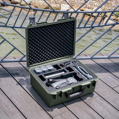 Lykus Titan M400 Hard Case for DJI Mavic 4 Pro and DJI RC Pro 2/RC2 - color: Green