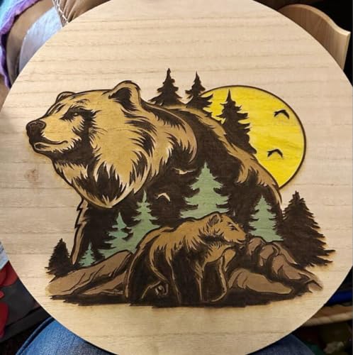Wood Burning Stencils for Painting 12" Wildlife Stencil - style: Animal