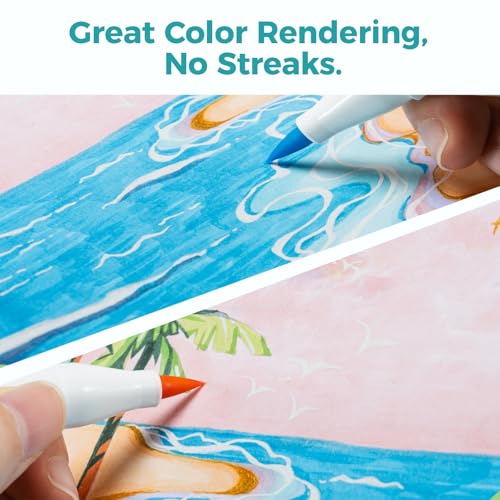 Ohuhu 7"x10" Double-Sided Bleedproof Marker Pad Art Sketchbook 50 Sheets - size: 7" x 10"