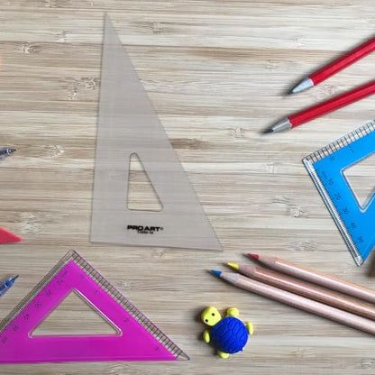 Pro Art 10-Inch 30/60-Degree Triangle, Smoke - color: Smoke, size: 10-inch, 30/60 Degrees