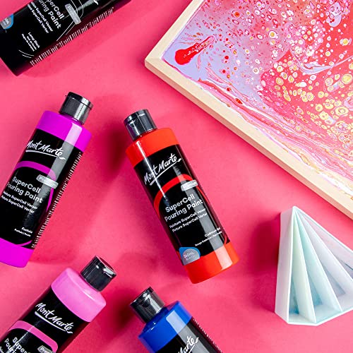 Mont Marte SuperCell Pouring Paint 240ml - Fuchsia - color: Fuchsia