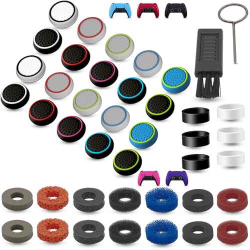 MatoSan® Thumbstick Grip Caps for PS5, PS4, Xbox & Switch – Universal Non-Slip Silicone Controller Thumb Grips – Anti-Slip Joystick Caps – Gaming Accessories - size: 42 Comfort Set