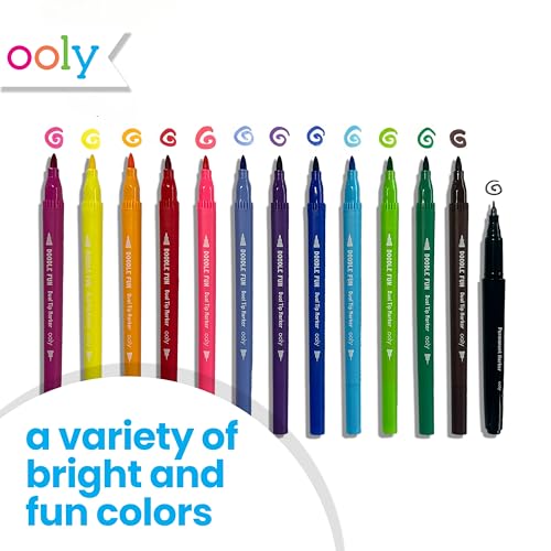 Ooly Learn to Draw & Color Activity Book Kit, 17 Piece - color: Doodle Coloring Kit