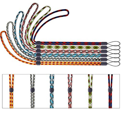 Foshine Lanyards,Adjustable Lanyard 6pcs Colors long Neck Lanyards Straps - color: 6 Colors