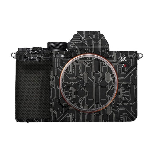 Anti-Scratch Camera Cover Skin Sticker for Sony Alpha A7RV A7R5 A7RM5 Protector Vinyl Film Skin Protective Decoration (Circuit Titanium) - color: Circuit Titanium