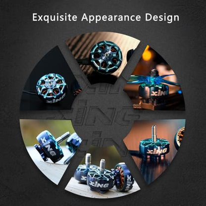 iFlight 4pcs XING2 2306 1755KV FPV Brushless Motor 6S for FPV Racing Drone Quadcopter