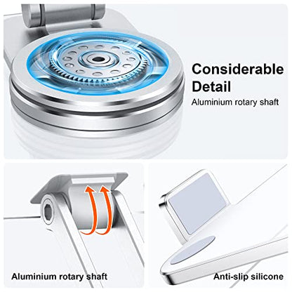 CreaDream Acrylic Tablet Stand for Desk with 360 Rotating Base