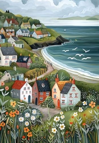 WUSARPLY Landscape Diamond Painting Kits for Beginner Adults - color: YH016