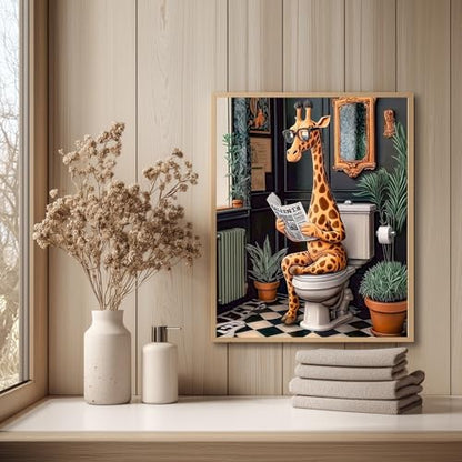Reivworl Giraffe Paint by Numbers Kit for Adults Beginner 16×20 inch - color: 10-giraffe