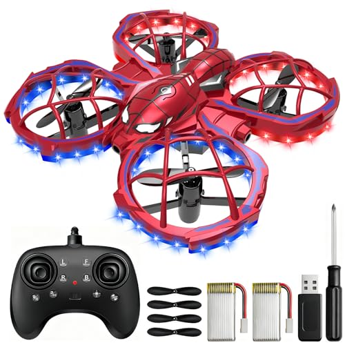 Spider Mini Drone for Kids Beginners - Toss to Go Quadcopter Birthday Gifts