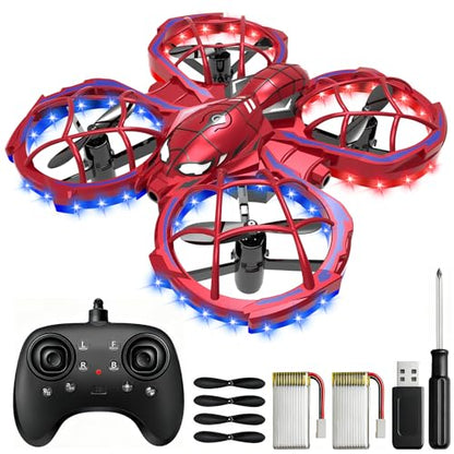 Spider Mini Drone for Kids Beginners - Toss to Go Quadcopter Birthday Gifts