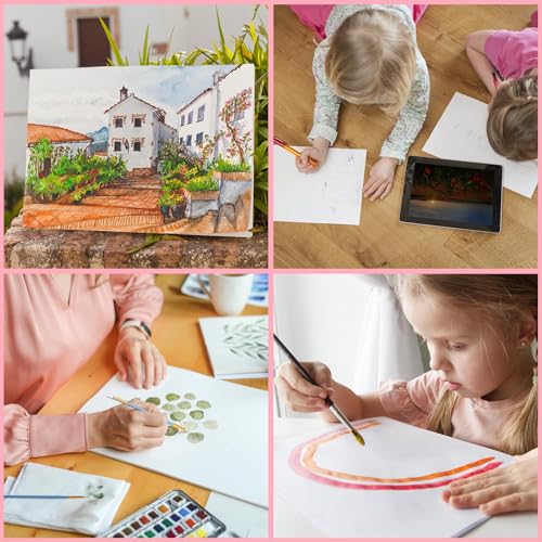 ESRICH 10 Pack 8x10 Primed Canvas Boards for Painting, Ideal for Starter - size: 8x10in-10pack