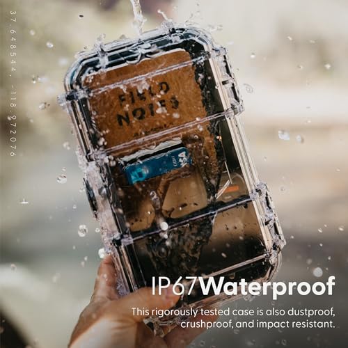 Evergreen 56 Dry Box - EDC Tough Protective Case USA Made for Organization of Cameras, Phones, Camping, Fishing, Hiking, Water Sports (Black) - color: Black