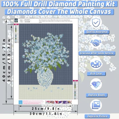 Flower Diamond Art Kits for Adults Cute Diamond Painting Kit for Beginner - color: DP04909