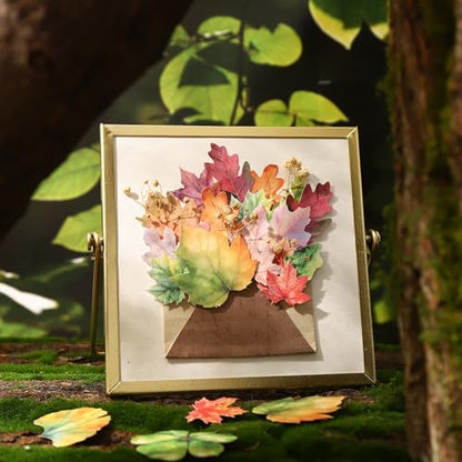 270 Pcs Leaf Stickers for Scrapbooking and Journaling - color: Simple Leaves