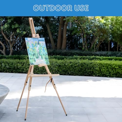 Falling in Art Plein Air Tripod Field Painting Easel, Holds up to 31''