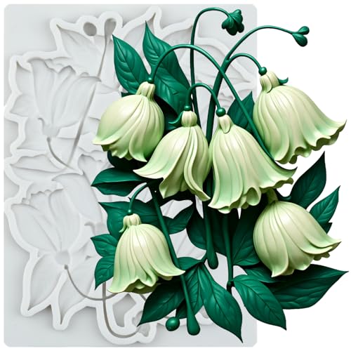 Flower Polymer Clay Molds Lily of The Valley Silicone Mold - color: Style C