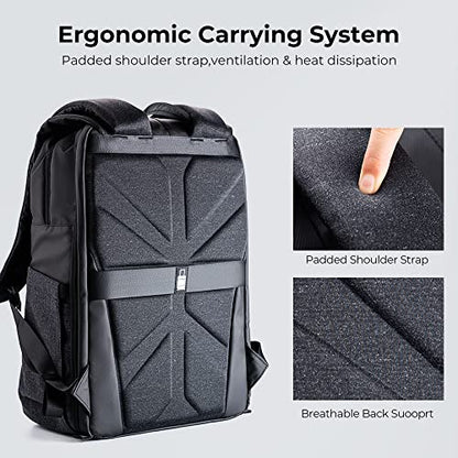 K&F CONCEPT Camera Backpack, 20L Camera Bags for Photographers - color: 01-grey