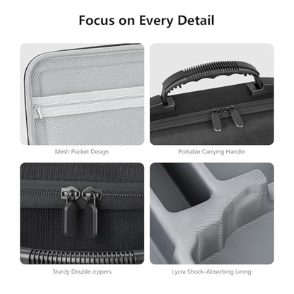 FPVtosky Lito X1 Case, Portable Carrying Case for DJI Lito X1 Fly More Combo, Compatible with RC 2 Remote Control Accessories [Bag Only]