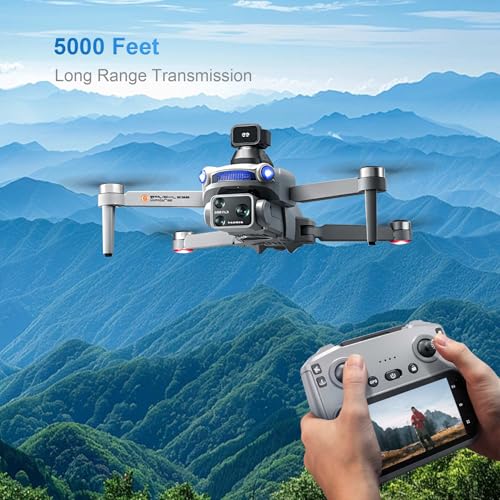 S119 GPS 4K Drone with Camera and 5G Screen Remote - color: Gray