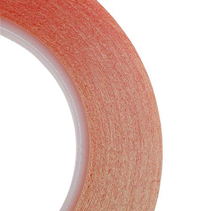10mm x25M (0.4" x 82ft) Clear Double Sided Strong Adhesive Tape - size: 10mm