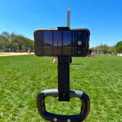 Perilogics Universal Airplane Phone Holder Mount, Plane Travel Essentials - color: Black / Lavender