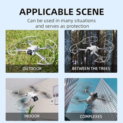 Propeller Guard Circle for DJI MINI 4 Pro Drone Propellers Anti-Collision Bumper Blade Protection Shield Cover