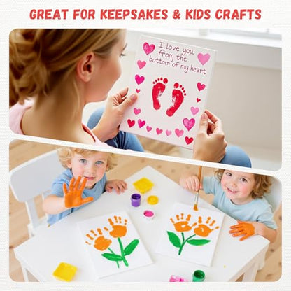 Simetufy 12 Pack 5x7 Inch Small Flat Canvas Boards for Kids Painting - size: 5"x7"