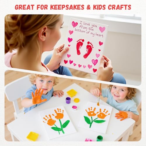 Simetufy 42 Pack 5x7 Inch Small Canvas Boards for Kids Painting - size: 5"x7" - 42pcs