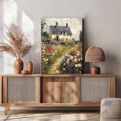Farmhouse Diamond Art Kits for Adults Round Diamond Painting 12x16 Inch - color: DD151