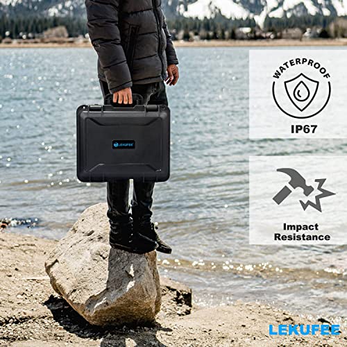 LEKUFEE Waterproof Case for DJI Avata - Explorer Combo/Pro/Fly Smart Combo & Accessories (Carry Case Only) - Not for DJI AVATA 2, Black