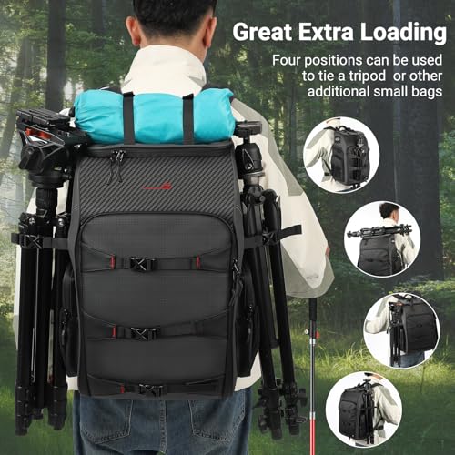 STARTRC VCR Camera Backpack Case Professional 40L Travel Bag Accessories