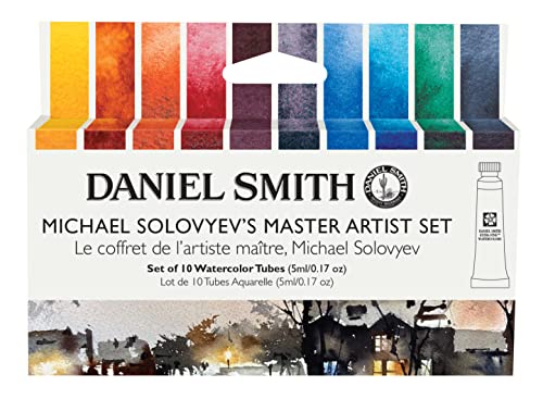 DANIEL SMITH Michael Solovyev Master Artist Set 10 Watercolor 5ml Tubes (total 10 pieces) 285610422