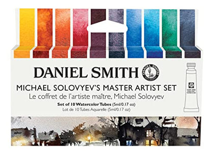 DANIEL SMITH Michael Solovyev Master Artist Set 10 Watercolor 5ml Tubes (total 10 pieces) 285610422