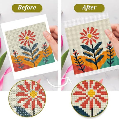 12 Pcs Small Diamond Art Kits Landscape Diamond Art Kits for Adults - color: Landscape-2