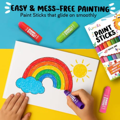 36 Washable Markers, Tempera Paint Sticks for Kids - Toddler Crayons 1-3 - color: 36 Thick