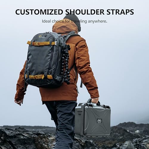 STARTRC Mini 4 Pro Case,Dual Layer Hard Case for DJI Mini 3 for Skyrover X1 - color: Grey-Dual Layer
