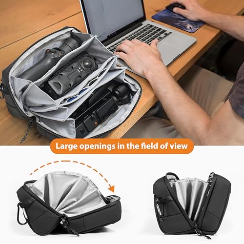 Carrying Case for Insta 360 X6/Luna Osmo Pocket 3 Carry Bag Accessories