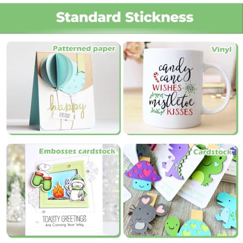 HTVRONT Standard Stickness Cutting Mat 12x12, 6 Pack, for Crafting - color: Green, size: 12*12 in
