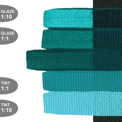 GOLDEN SoFlat Matte Acrylics, Turquoise, 2 fl. oz. Jar - color: Turquoise, size: 2 Fl Oz (Pack of 1)