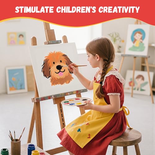 Simetufy 12 x 12 inch 12 Pack Painting Canvas Boards- Gesso Primed - size: 12"x12"